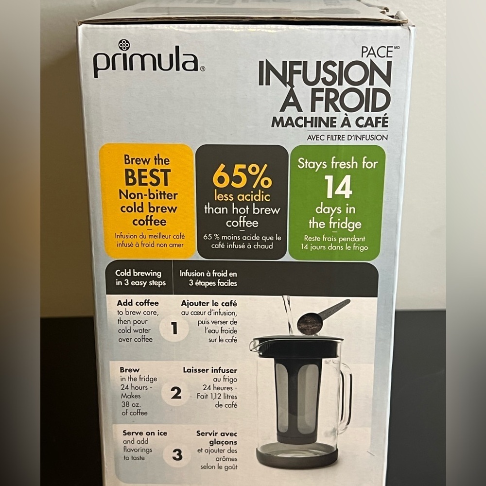 Primula cold brew coffee maker. - Picture 2 of 4